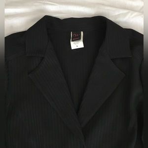 90’s Wrapper black pinstripe blazer